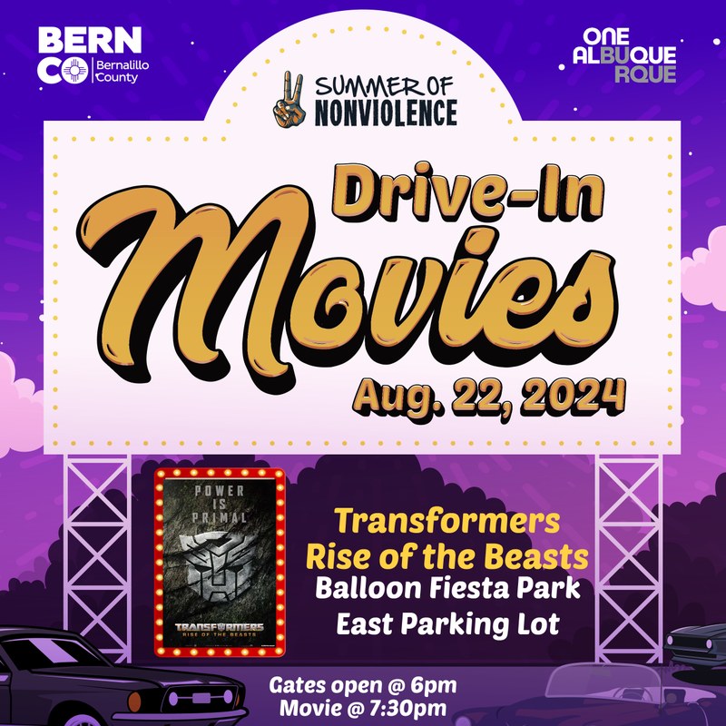 Albuquerque Community Safety and Bernalillo County Team up for Second Balloon Fiesta Drive-In Movie Albuquerque Community Safety and Bernalillo County Team up for Second Balloon Fiesta Drive-In Movie