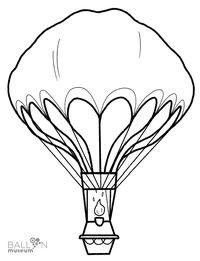 Coloring Page-Balloon Coloring Page-Balloon