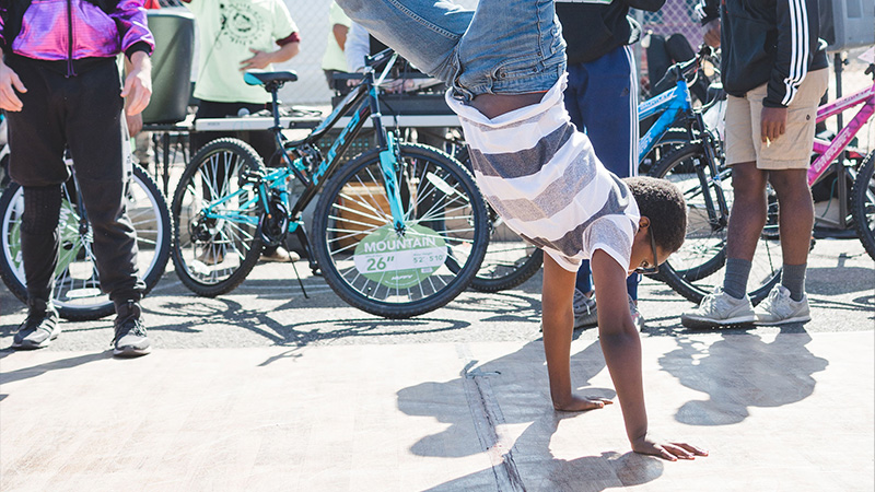 Bike Community Section Highlight Block