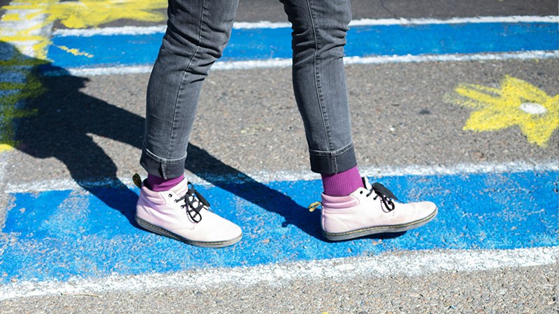 Pedestrian Section Highlight Block