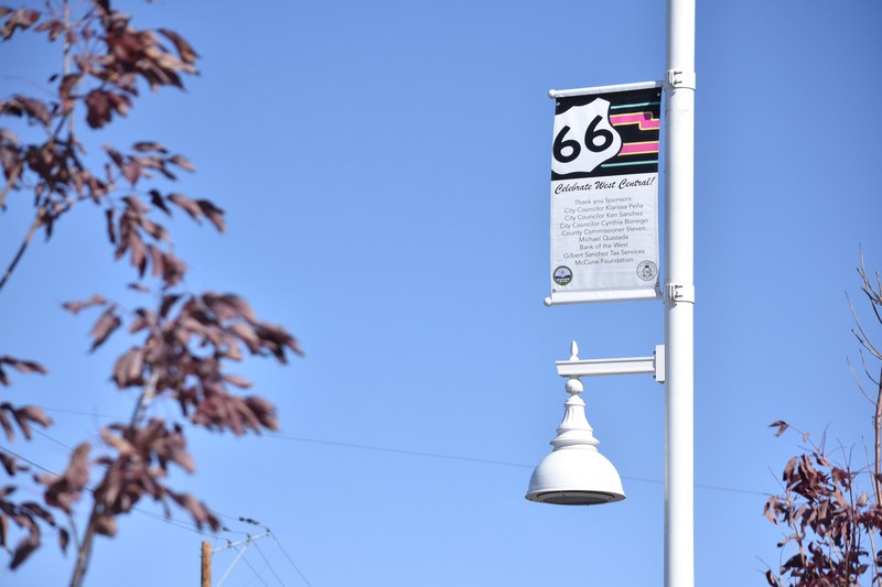 Banners Installed on West Central Route 66 Banners Installed on West Central Route 66