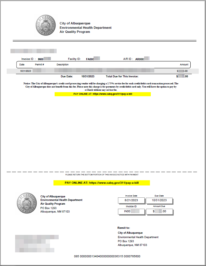 EHD Invoices Issued Prior to Jan 27 2025