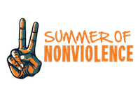 Summer of Nonviolence Logo White Summer of Nonviolence Logo White