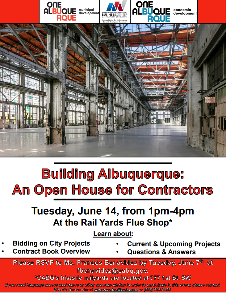 Department of Municipal Development to Host Open Houses for Contractors & Engineers Department of Municipal Development to Host Open Houses for Contractors & Engineers