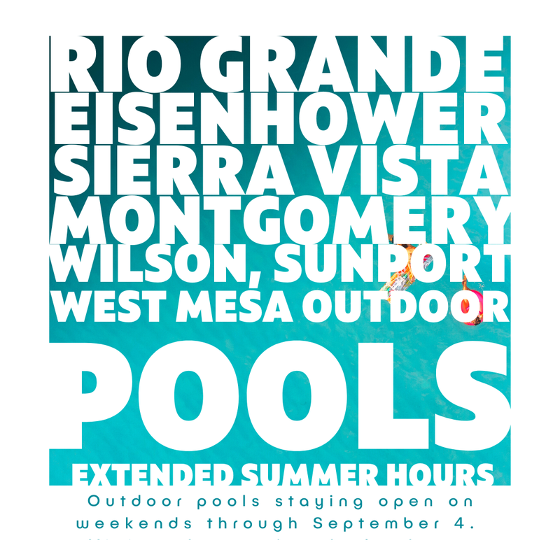 Seven Outdoor Pools Extend Summer Hours Seven Outdoor Pools Extend Summer Hours
