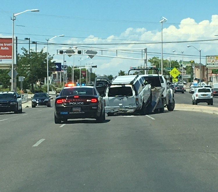 Suspect Rams Police Units and Endangers Public